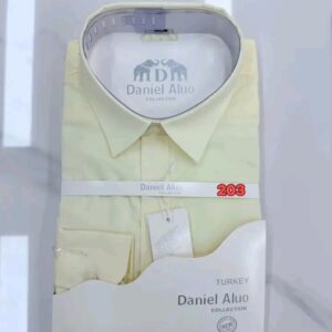 Daniel Aluo - Chemise Manche Longue Jaune