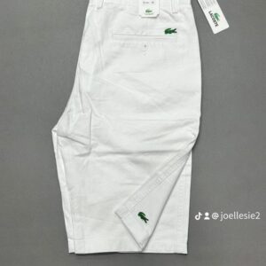 Short Lacoste blanc