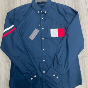 Tommy Hilfiger - Chemise manches longues bleu foncé (Tommy Hilfiger)