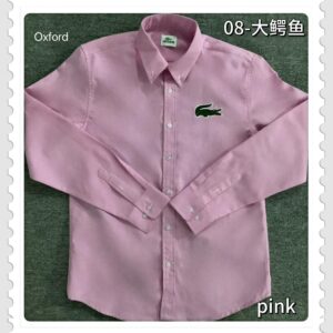 Lacoste - Chemise Manche Longue - Rose